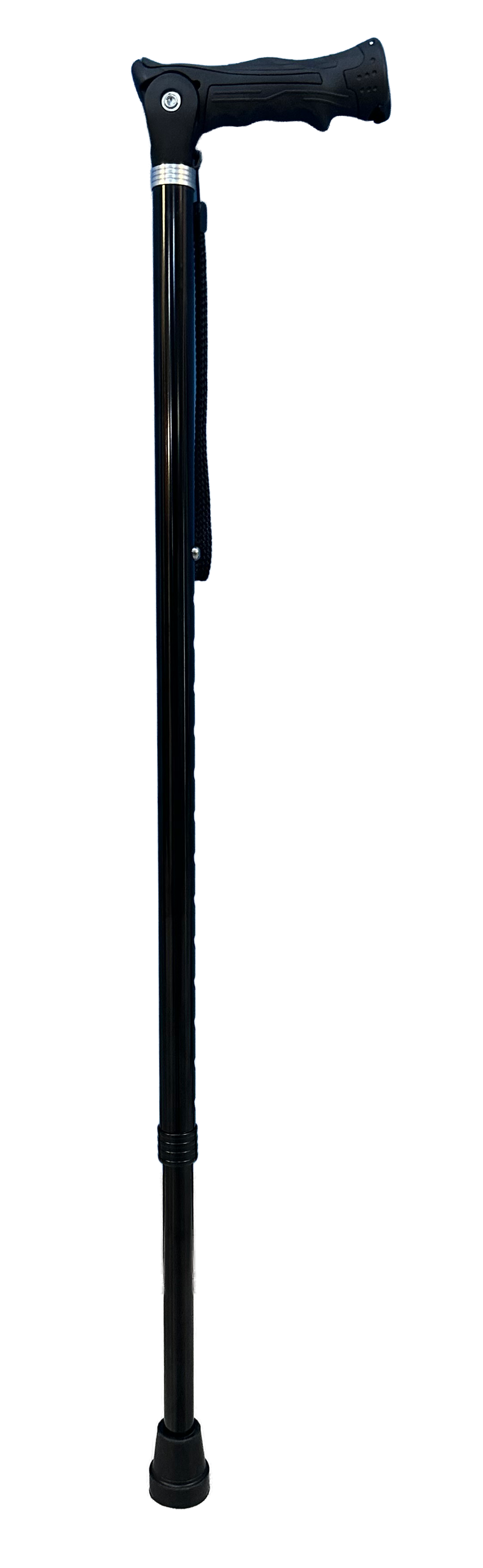 Black Adjustable Walking Hiking Staff