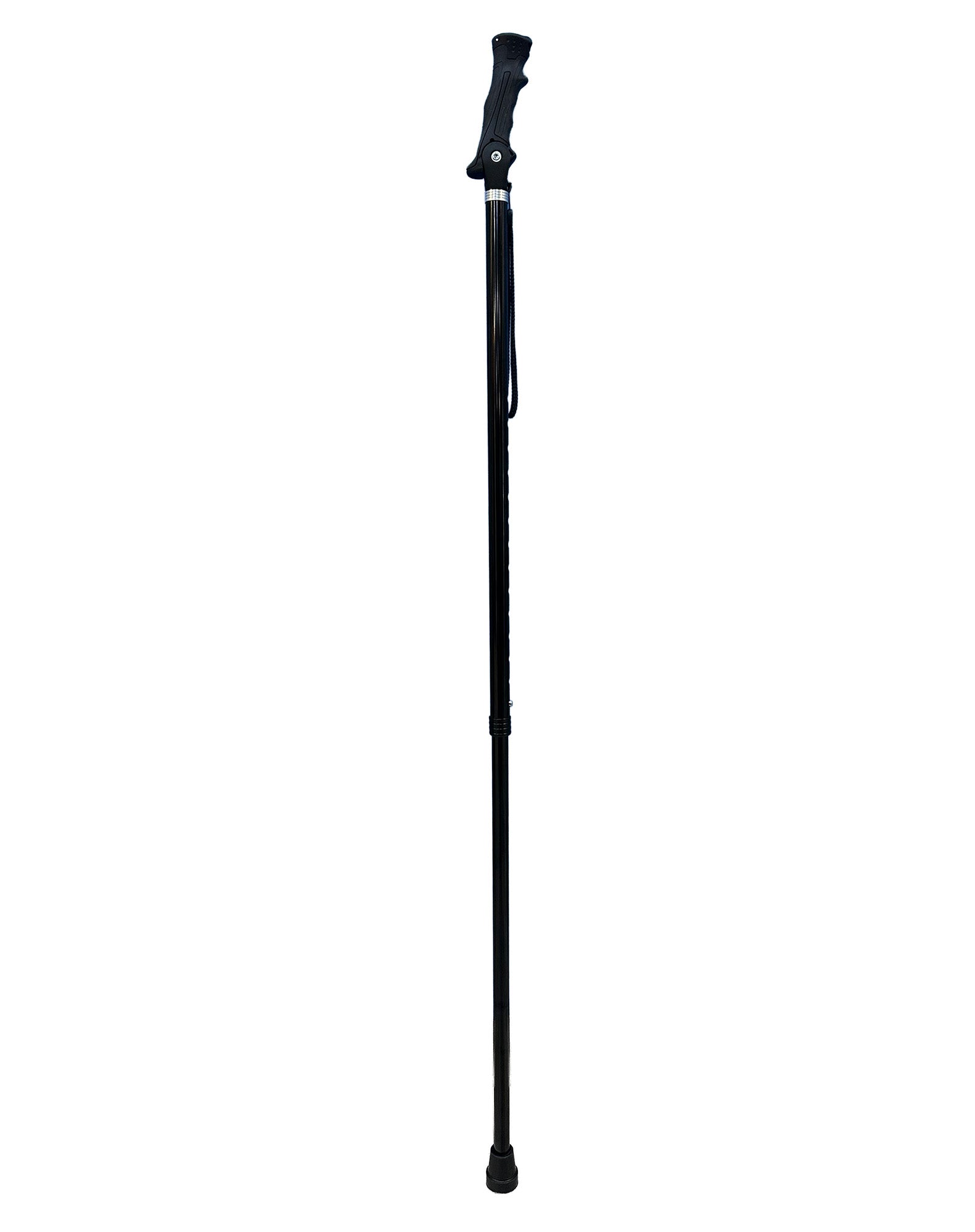 Black Adjustable Walking Hiking Staff