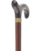 Luxury Wenge Derby Cane - 3-Piece with Brass Collar