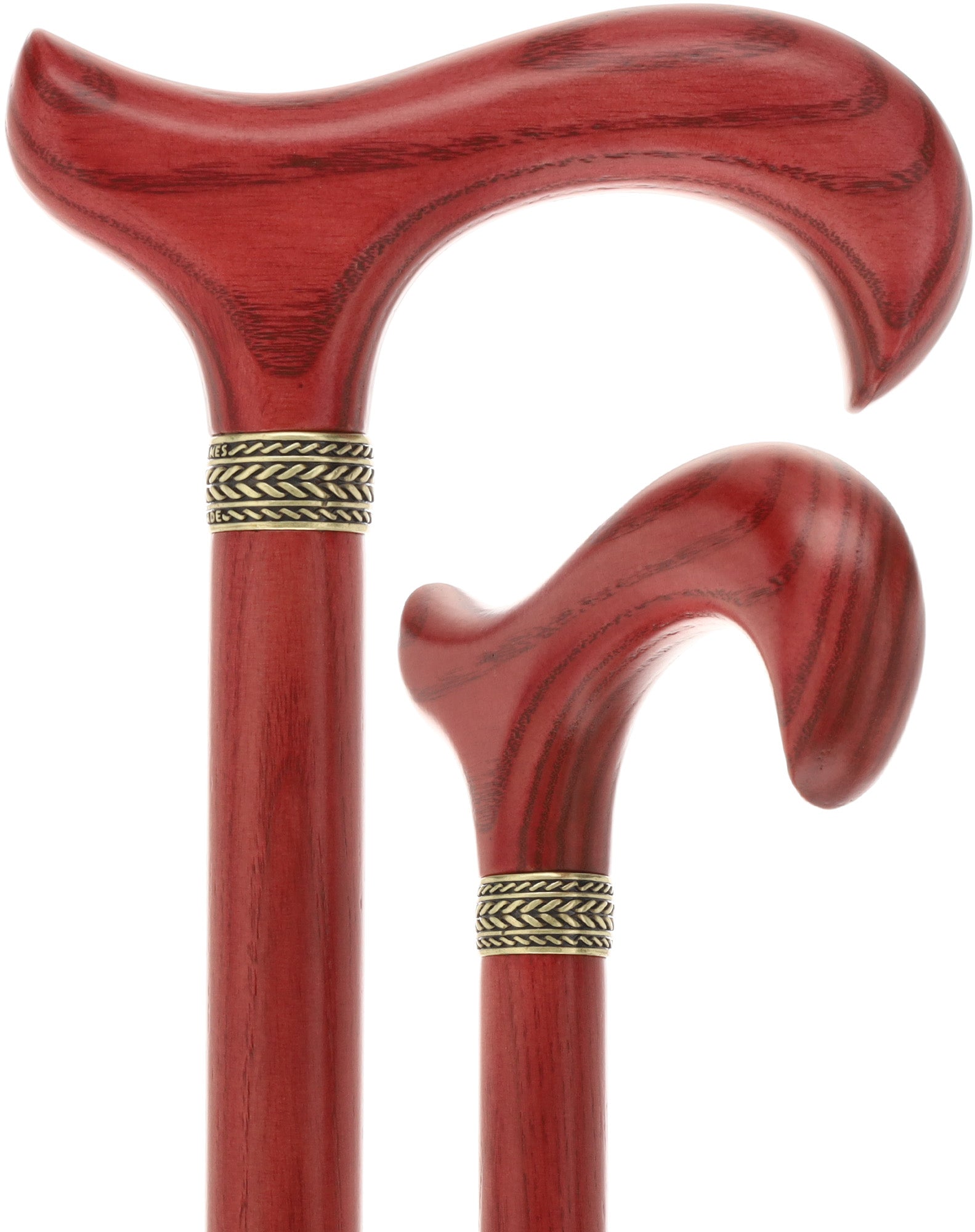 Derby Handle Standard Size (All Red, Pewter Collar)