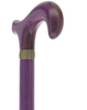 Derby Handle - XL Size - Extra Long & Strong (All Purple, Pewter Collar)