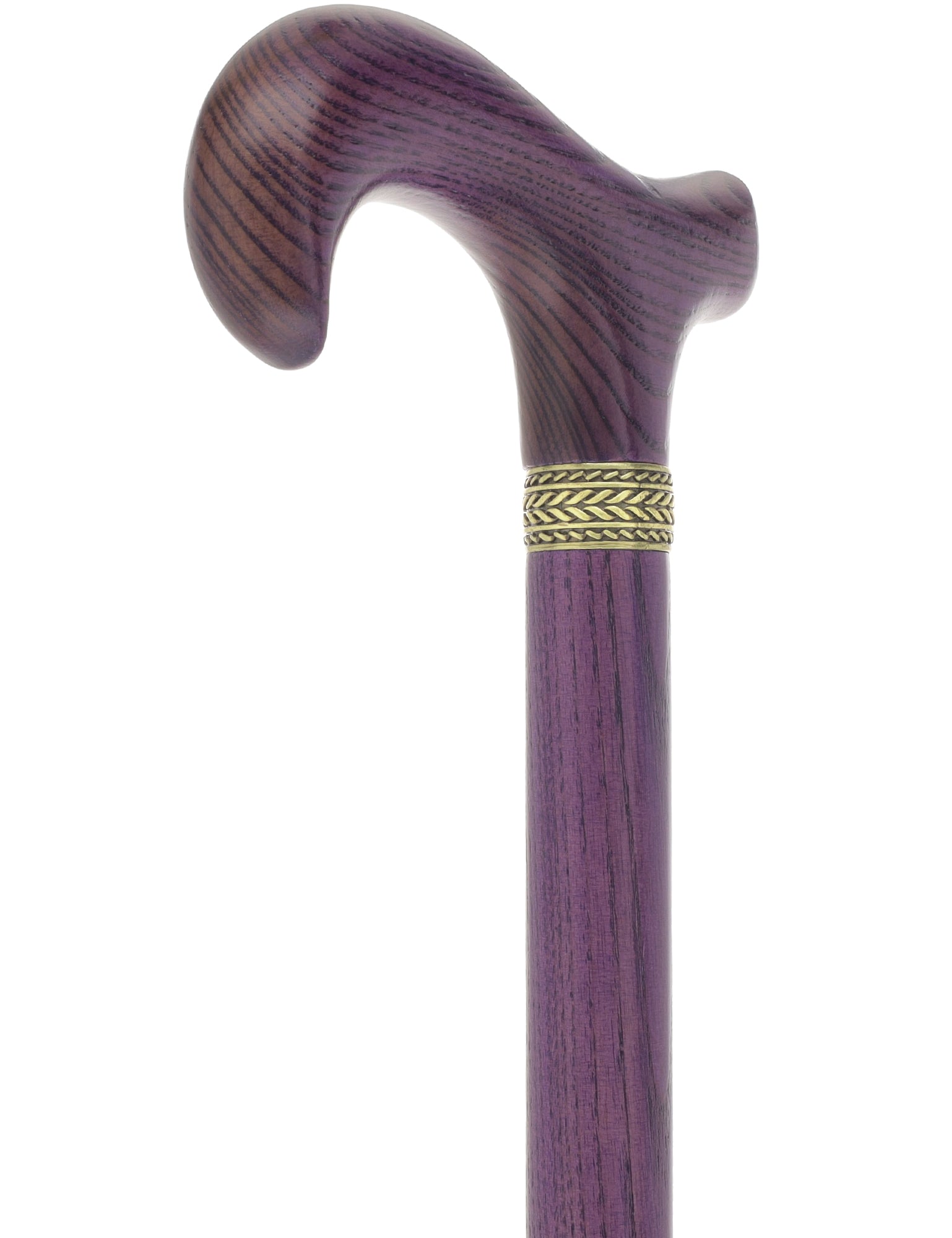 Derby Handle - XL Size - Extra Long & Strong (All Purple, Pewter Collar)