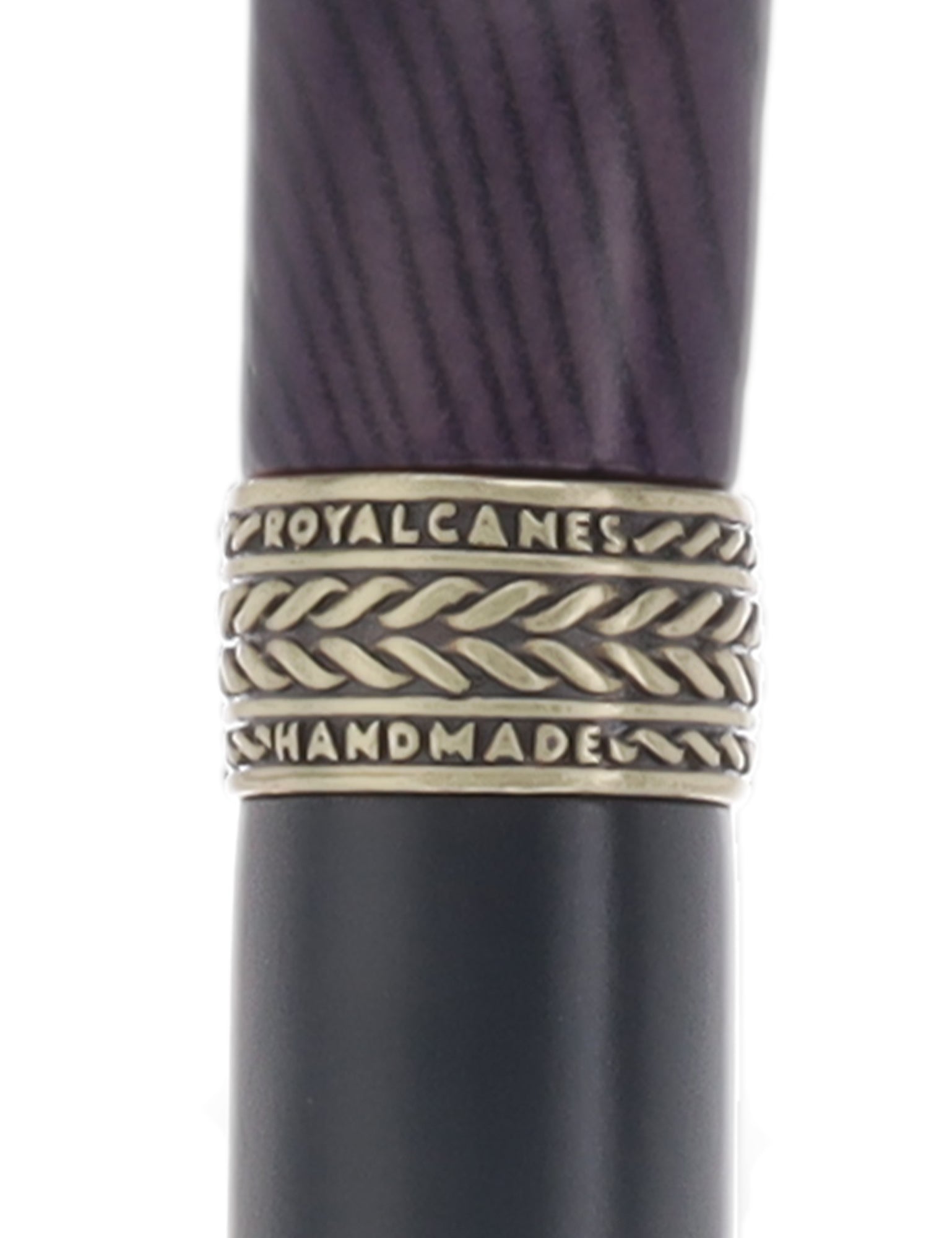 Derby Handle - XL Size - Extra Long & Strong (Purple, Black, Pewter Collar)