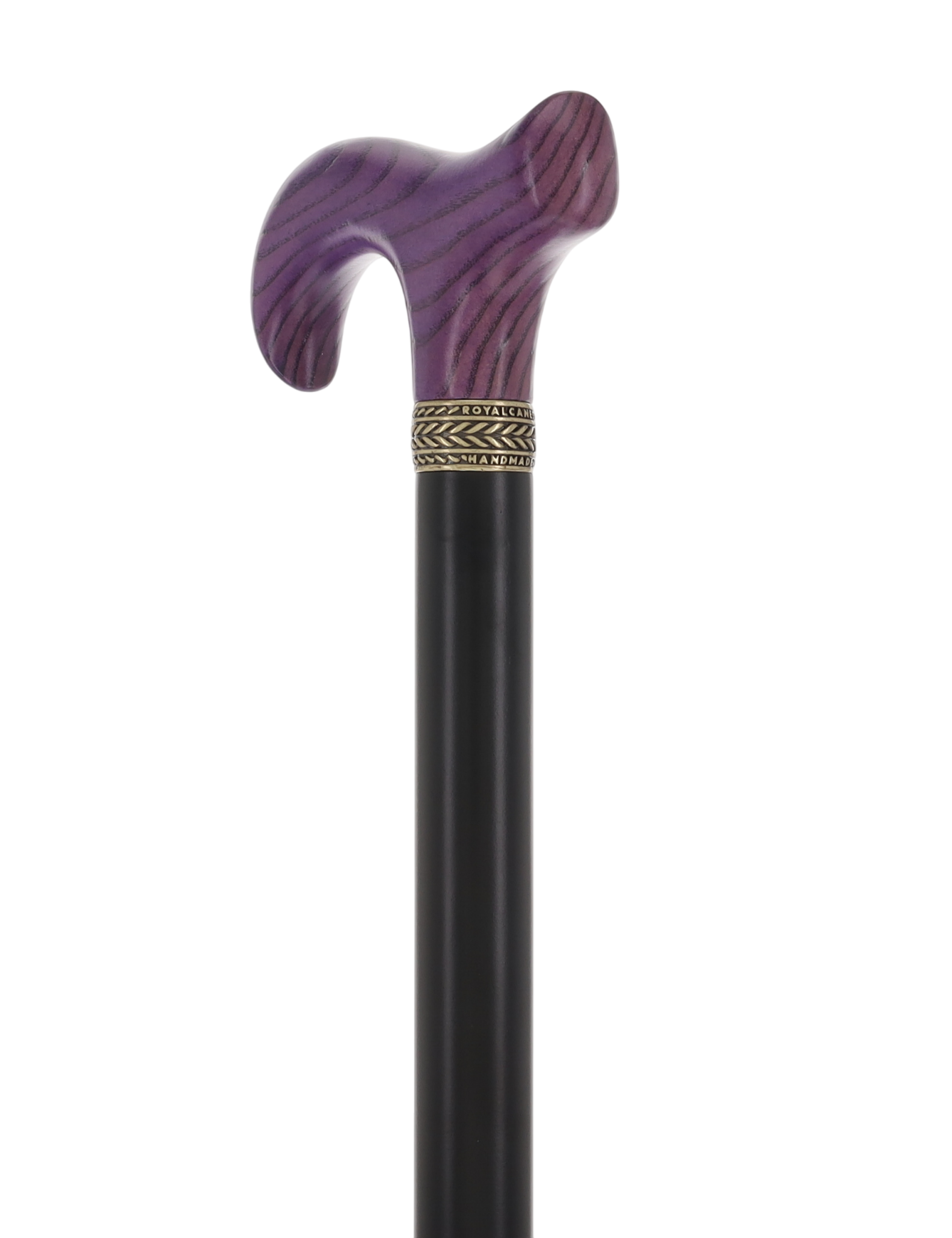 Derby Handle - XL Size - Extra Long & Strong (Purple, Black, Pewter Collar)