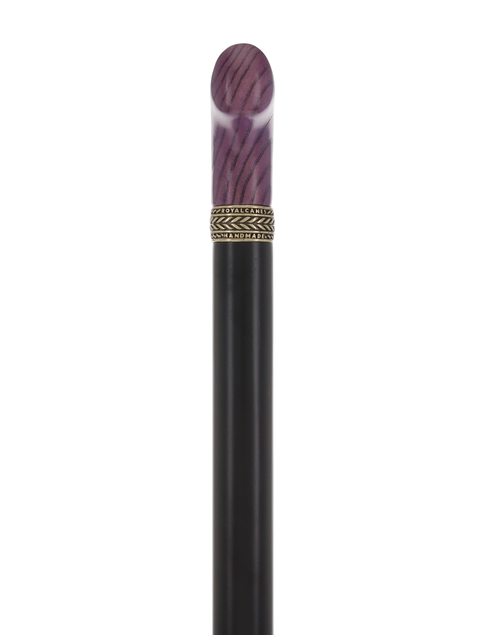 Derby Handle - XL Size - Extra Long & Strong (Purple, Black, Pewter Collar)