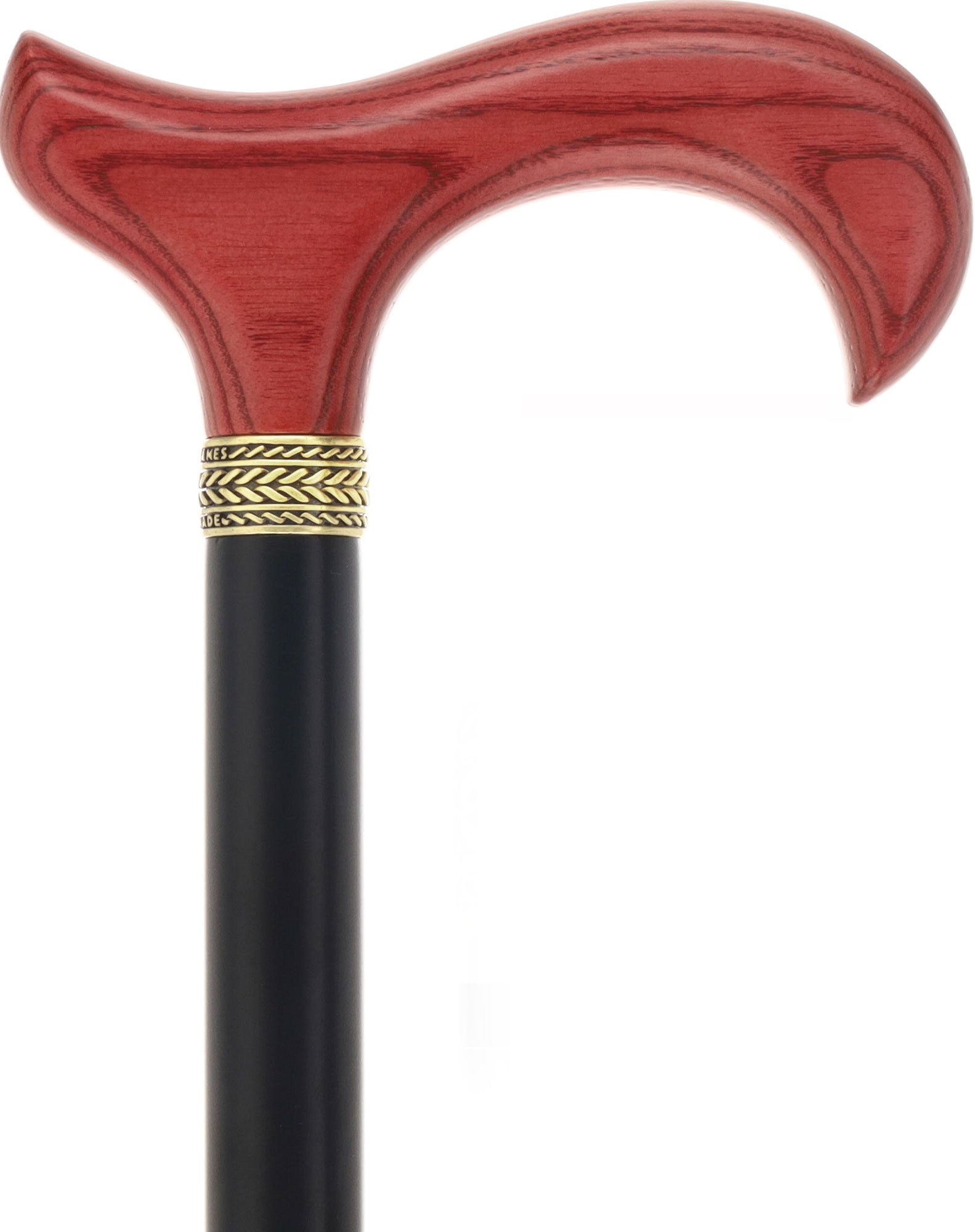 Royal Canes Standard Size Classic Derby: Wood-Stained, Pewter Collar, 6 Color Options