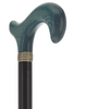 Derby Handle - Standard Size (Blue, Black, Pewter Collar)