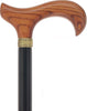 Royal Canes Classic Derby: Wood-Stained, Pewter Collar, 6 Color Options