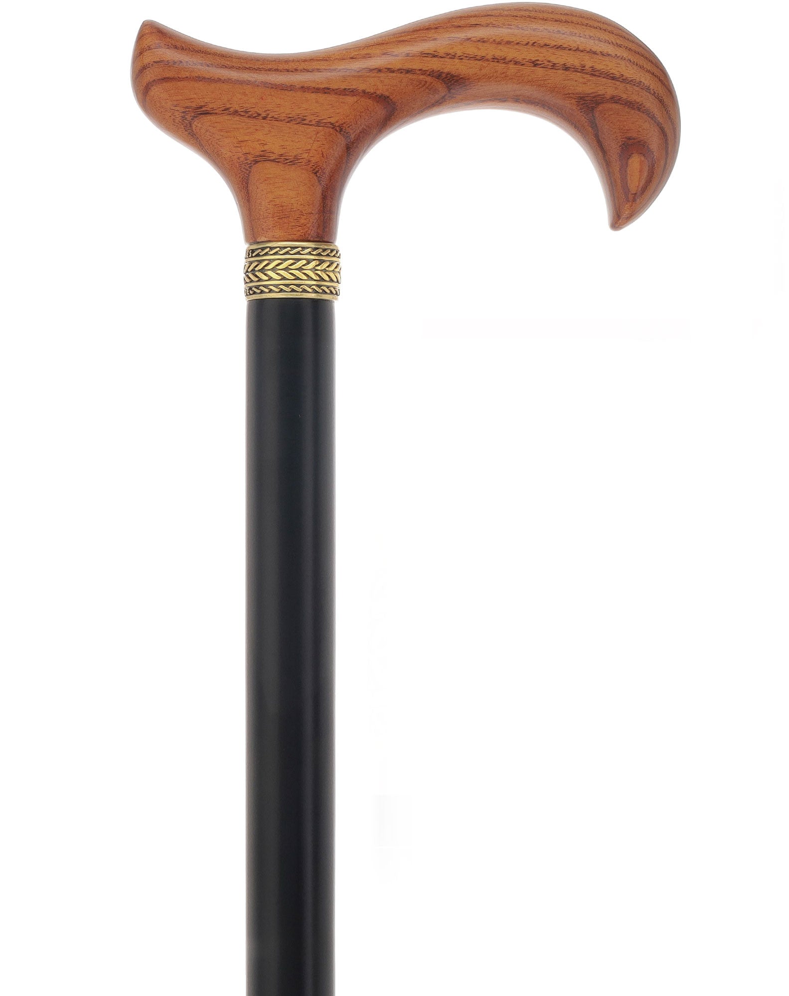 Derby Handle - Standard Size (Expresso Brown, Black, Pewter Collar)
