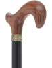 Royal Canes Classic Derby: Wood-Stained, Pewter Collar, 6 Color Options