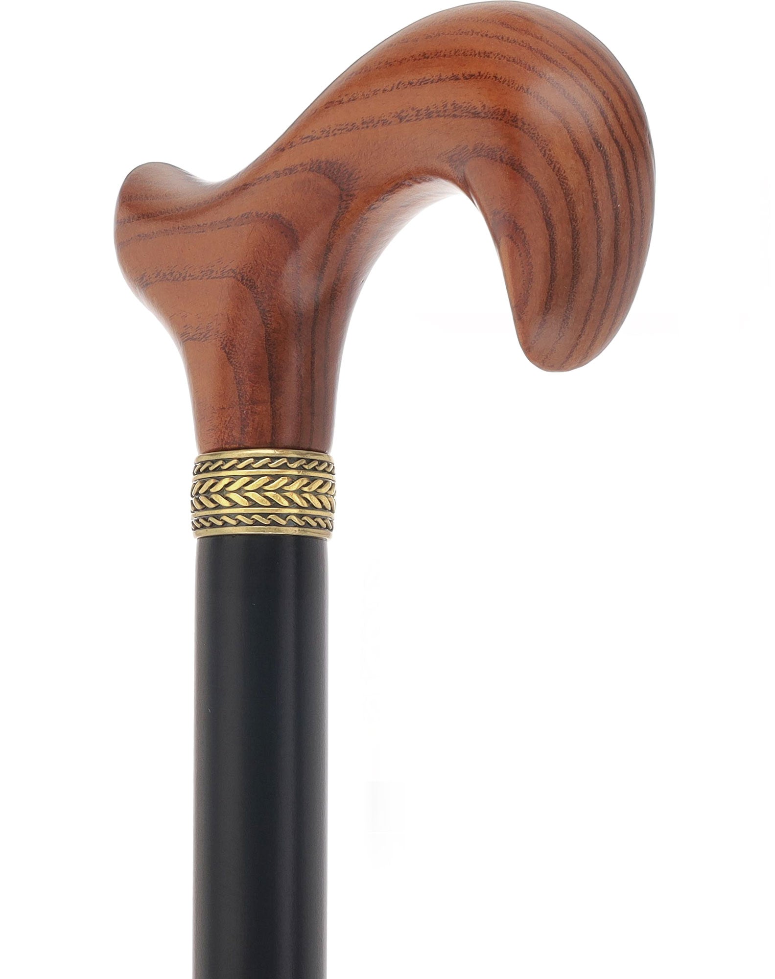 Derby Handle - Standard Size (Expresso Brown, Black, Pewter Collar)