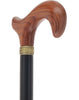 Royal Canes Classic Derby: Wood-Stained, Pewter Collar, 6 Color Options