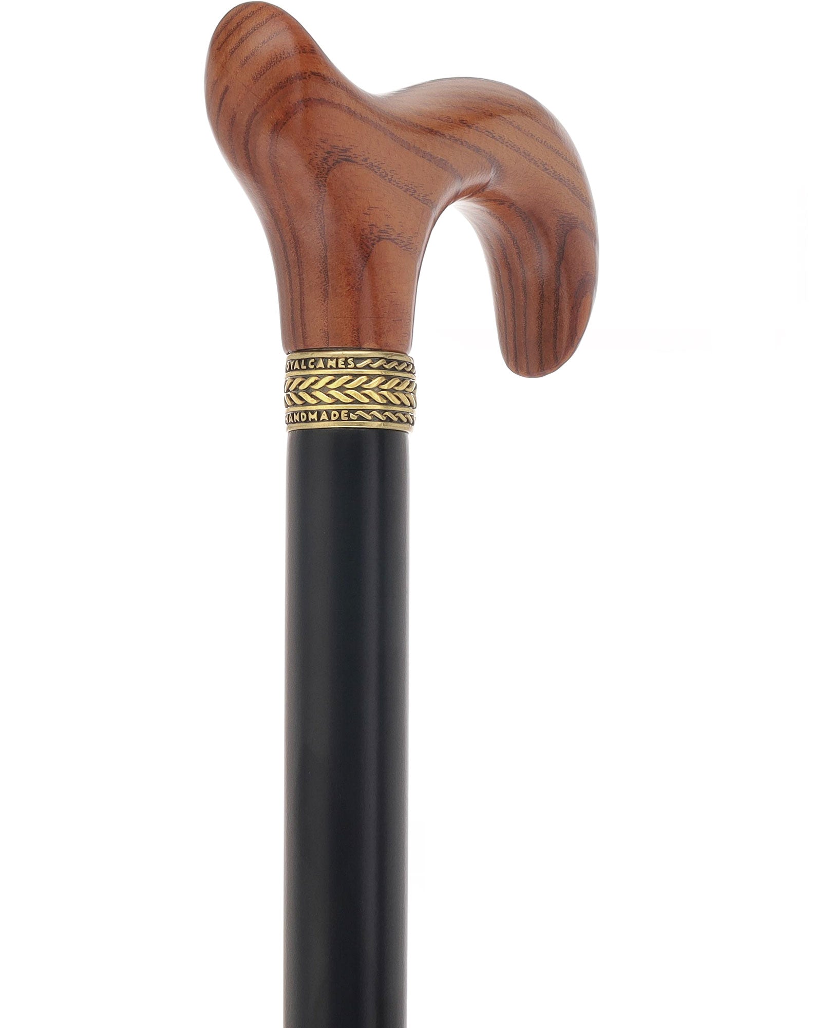Derby Handle - Standard Size (Expresso Brown, Black, Pewter Collar)