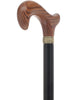 Royal Canes Classic Derby: Wood-Stained, Pewter Collar, 6 Color Options