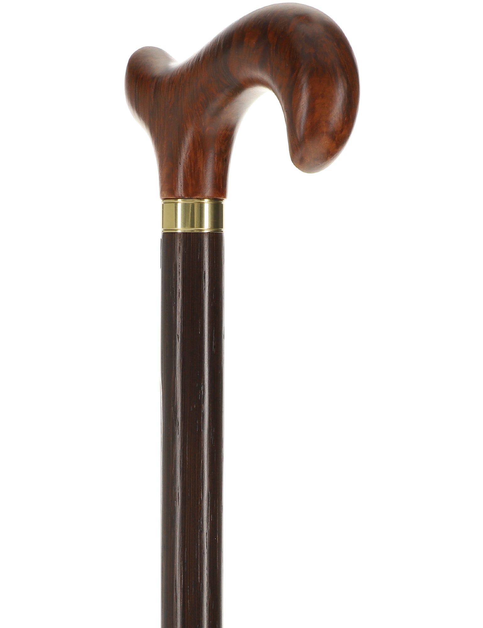 Australian Burl Wood Derby Cane: Premium, Textured Exotic Wood