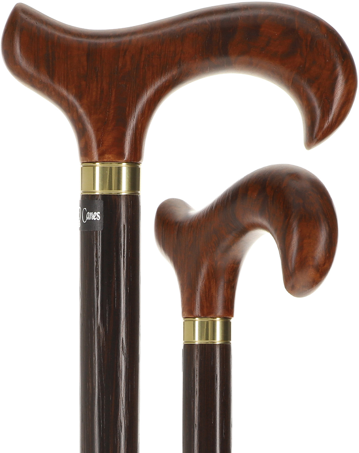 Australian Burl Wood Derby Cane: Premium, Textured Exotic Wood