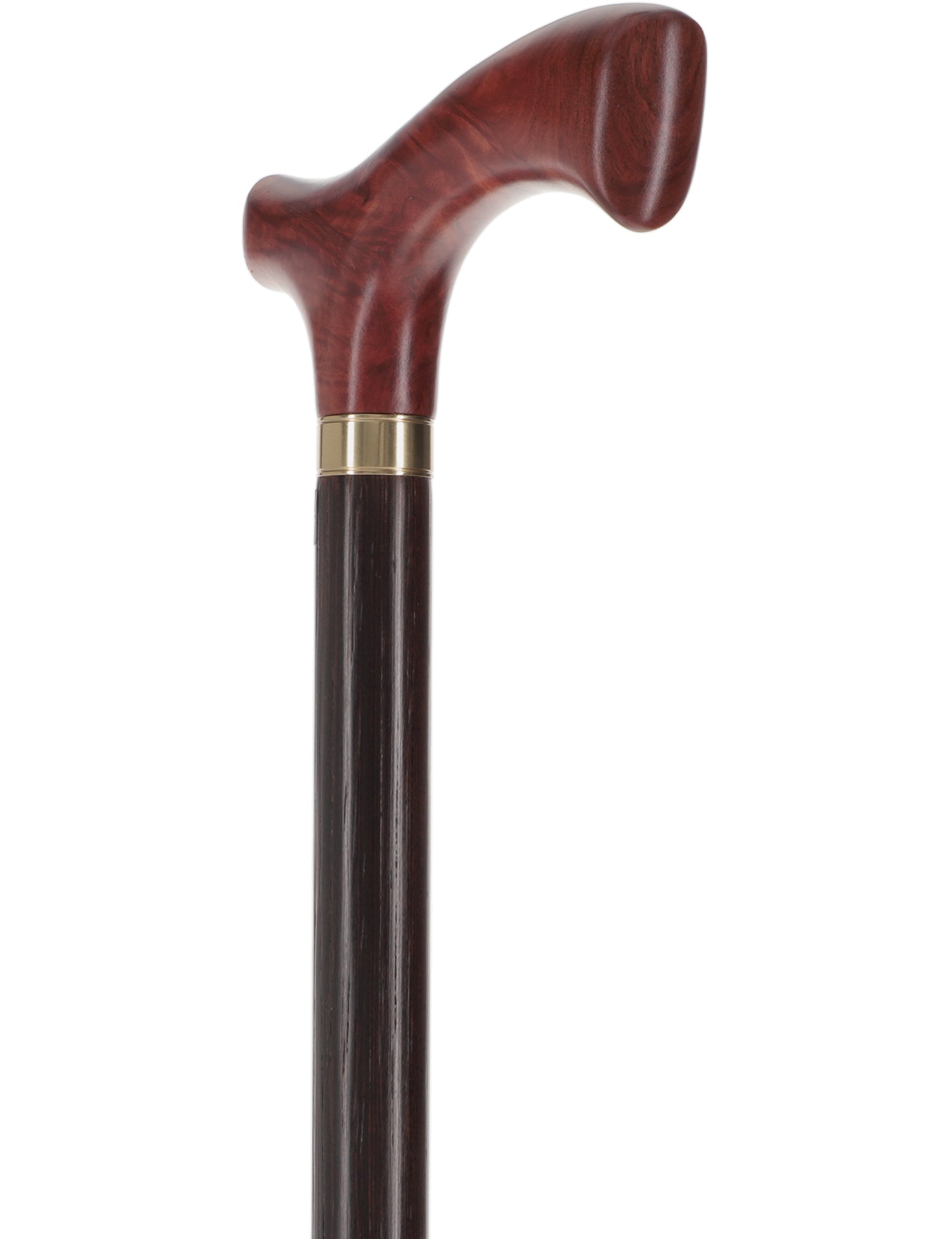 Brown Acrylic Fritz Handle Cane w/ Wooden Shaft ⋆ Mobility Access Options NW