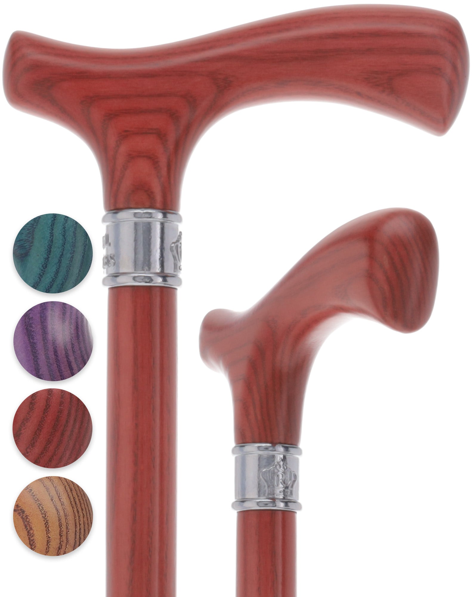 Royal Canes Fritz: Full-Color Wood Stain Collection (Matching Handle & Shaft)