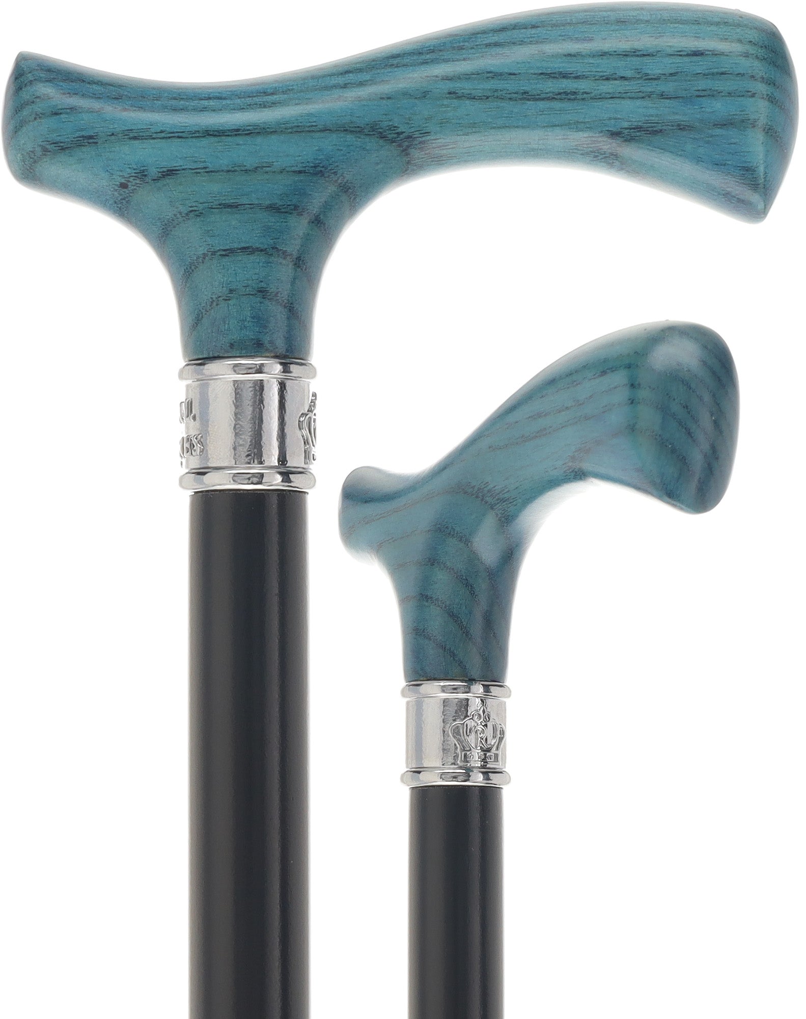 Fritz Slimline Comfort Blue Color Stained Handle Black Shaft