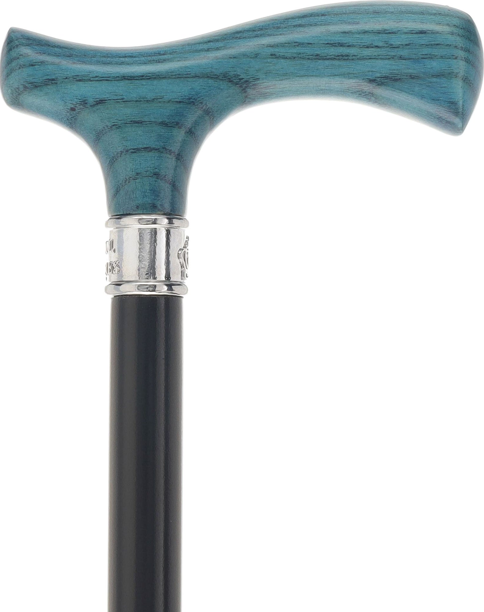 Royal Canes Classic Fritz: Wood-Stained, Pewter Collar (Standard & Slim Profiles)