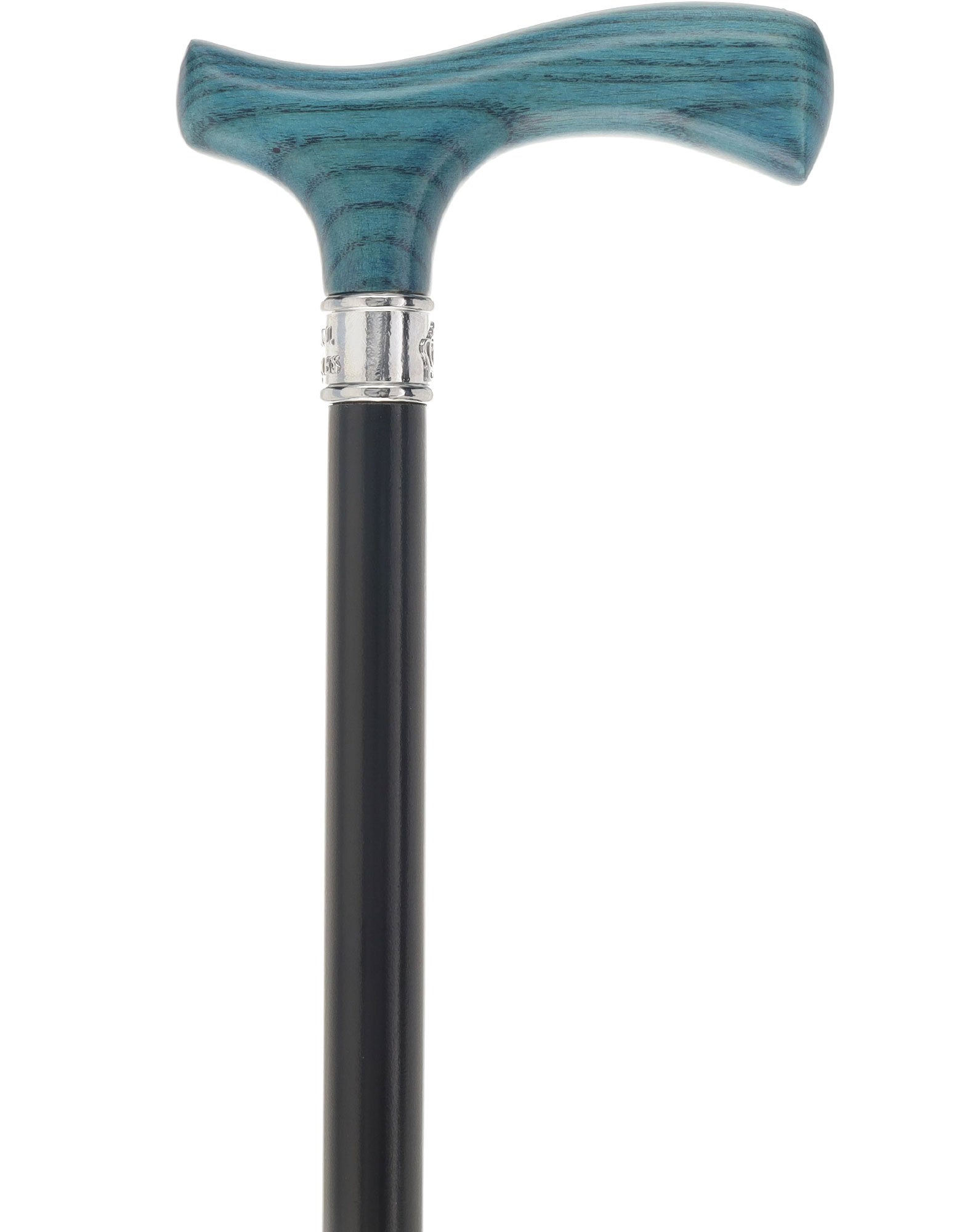 Royal Canes Classic Fritz: Wood-Stained, Pewter Collar (Standard & Slim Profiles)