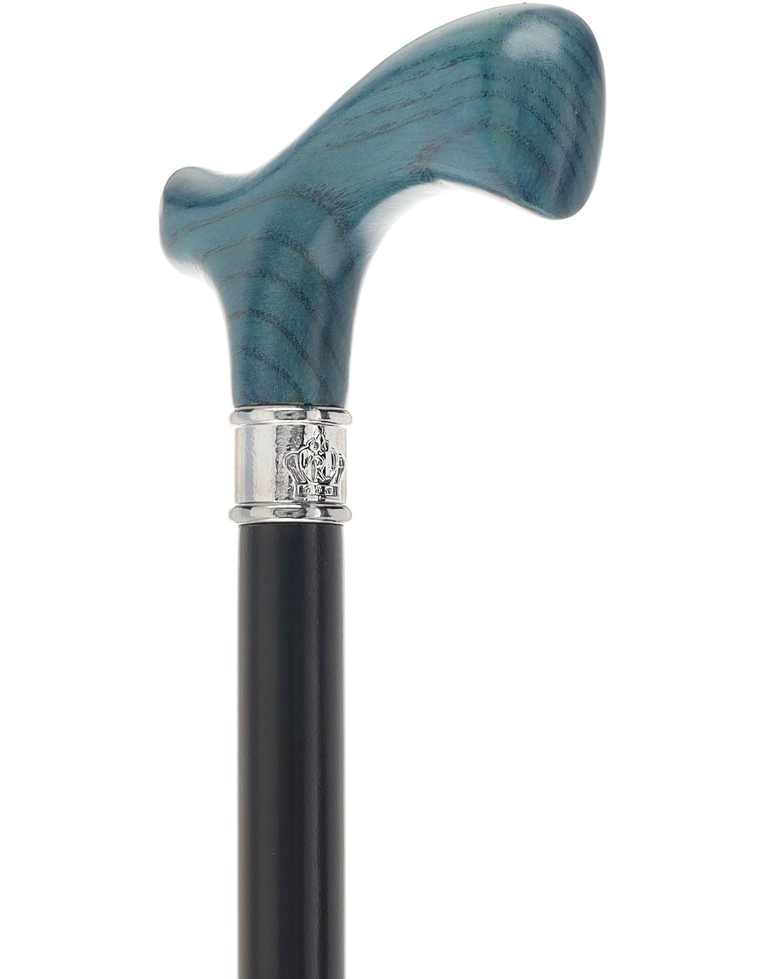 Royal Canes Classic Fritz: Wood-Stained, Pewter Collar (Standard & Slim Profiles)