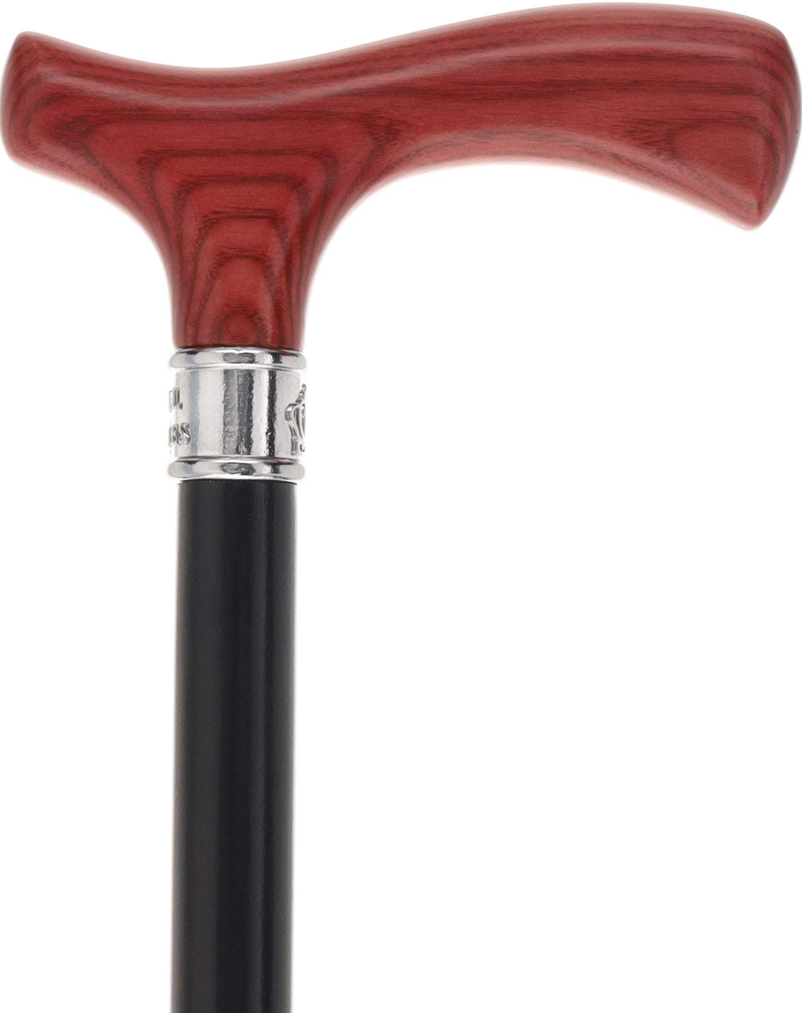 Royal Canes Classic Fritz: Wood-Stained, Pewter Collar (Standard & Slim Profiles)