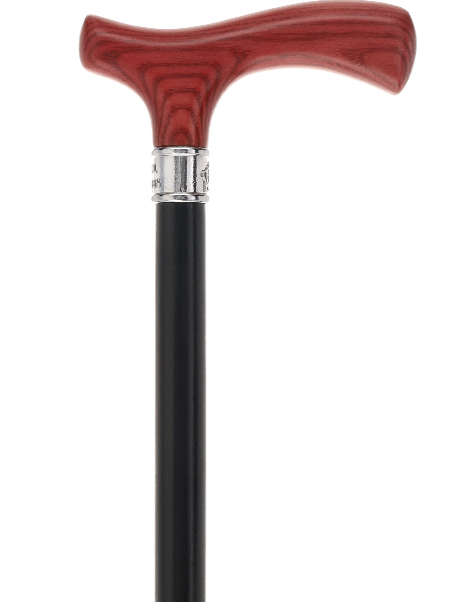 Royal Canes Classic Fritz: Wood-Stained, Pewter Collar (Standard & Slim Profiles)