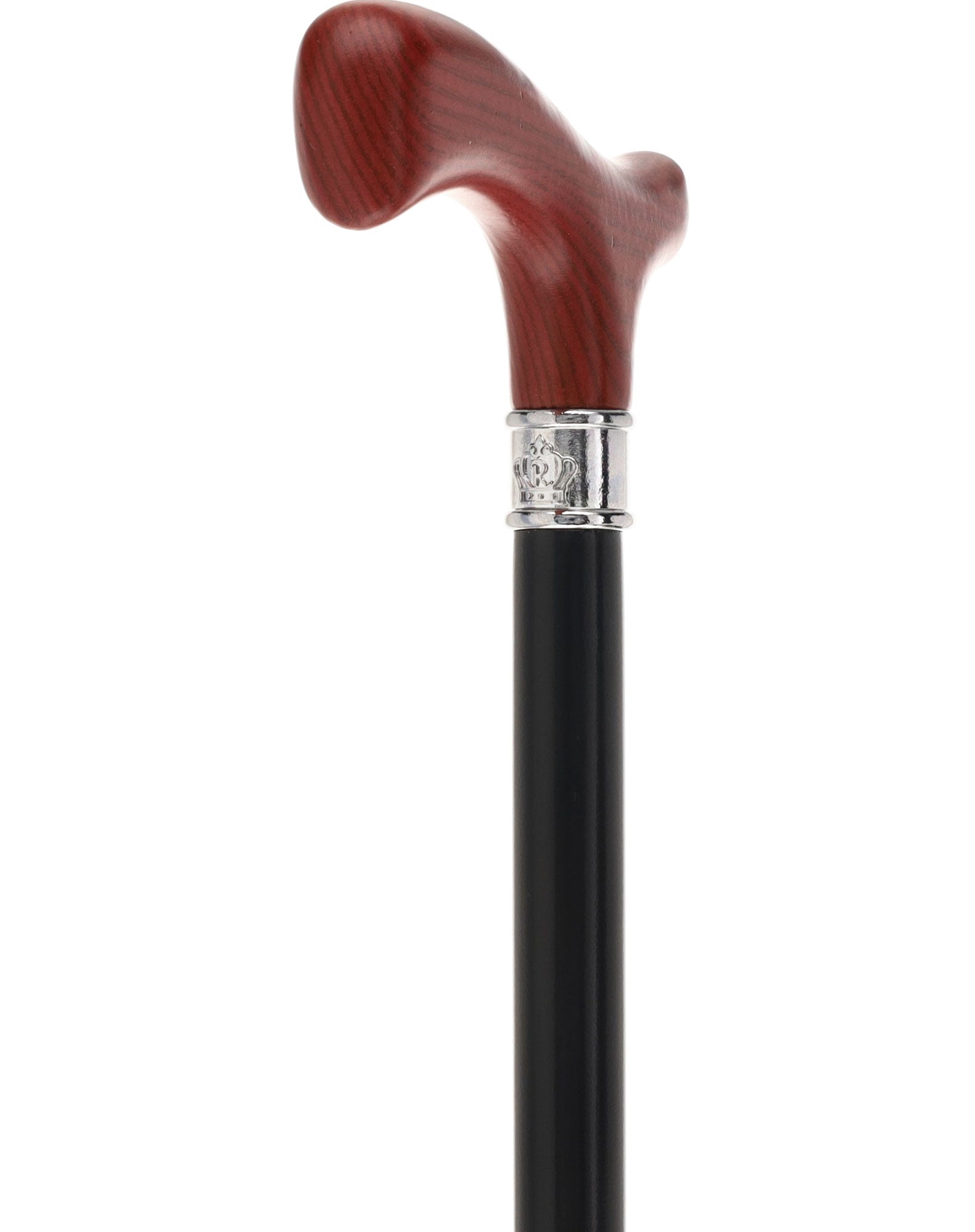 Royal Canes Classic Fritz: Wood-Stained, Pewter Collar (Standard & Slim Profiles)