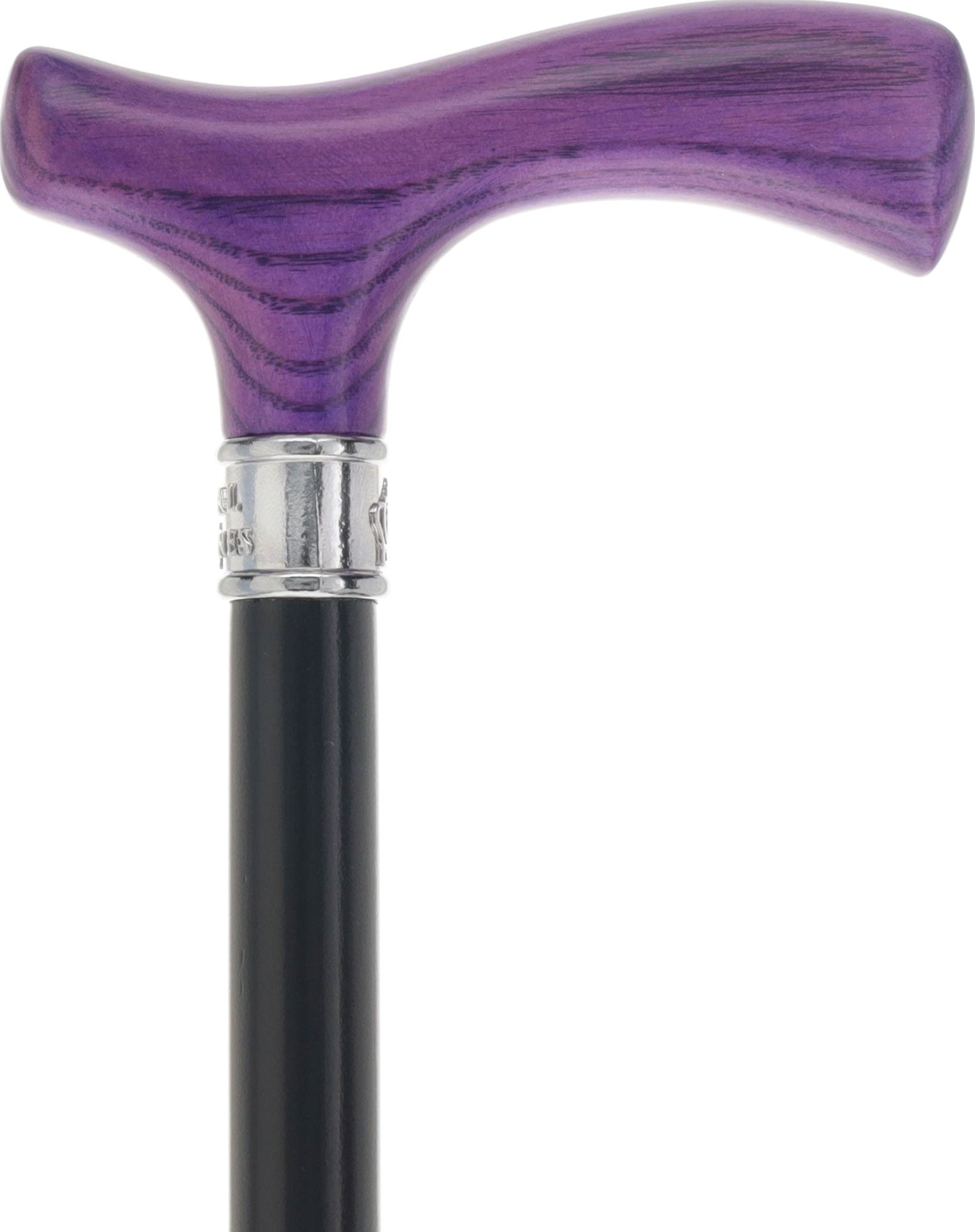 Royal Canes Classic Fritz: Wood-Stained, Pewter Collar (Standard & Slim Profiles)