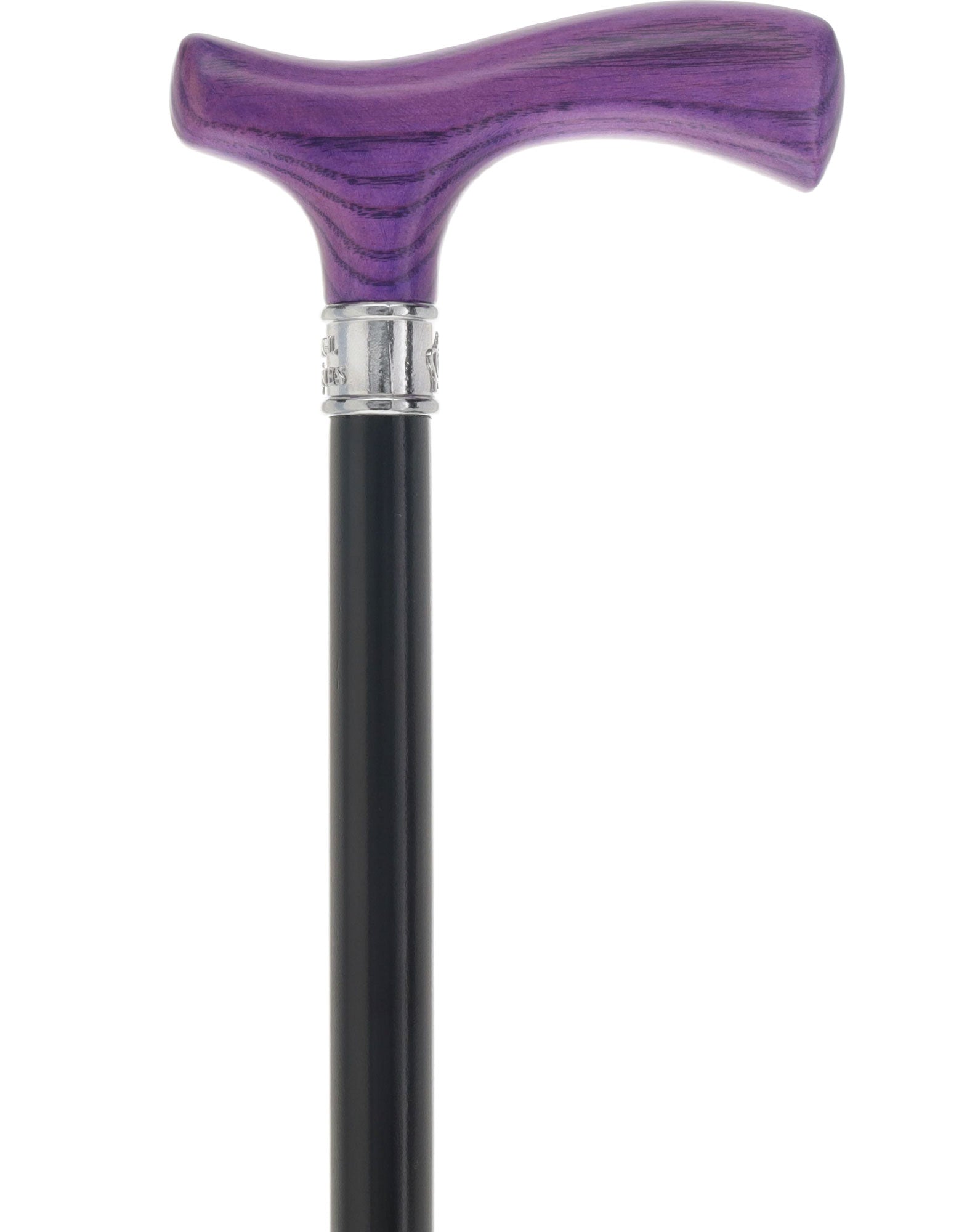Royal Canes Classic Fritz: Wood-Stained, Pewter Collar (Standard & Slim Profiles)