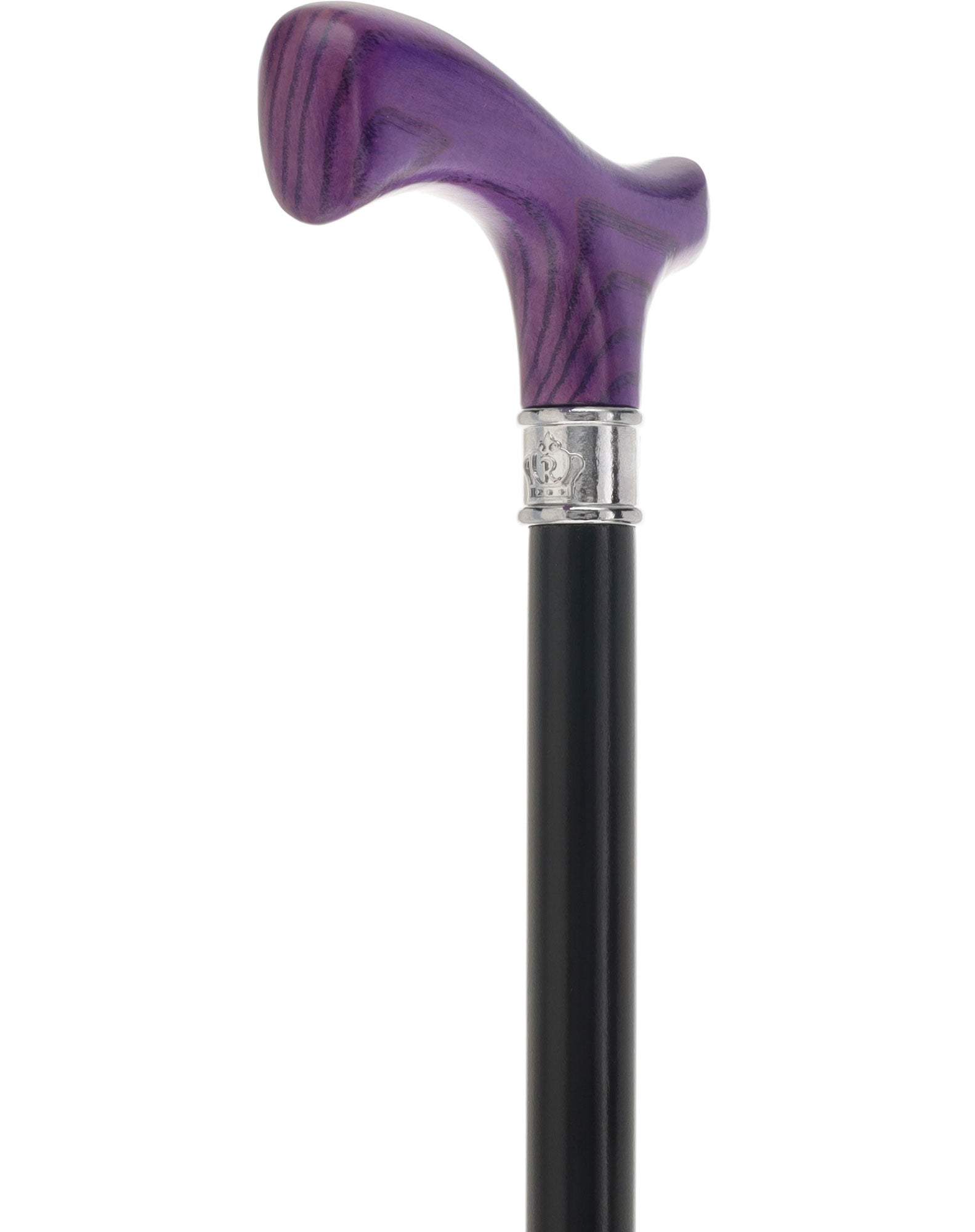 Royal Canes Classic Fritz: Wood-Stained, Pewter Collar (Standard & Slim Profiles)
