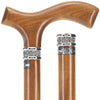 Scratch and Dent Fritz Afromosia Handle Cane with Afromosia Shaft V2013