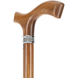 Fritz Afromosia Handle Cane with Afromosia Shaft