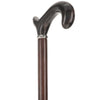 Buffalo Horn Derby-Handle Walking Cane with Wenge Shaft