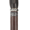 Scratch and Dent Buffalo Horn Derby-Handle Walking Cane with Wenge Shaft V1211