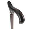 Scratch and Dent Buffalo Horn Derby-Handle Walking Cane with Wenge Shaft V2413