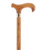 Super Strong & Extra Long Oak Derby Cane: Gold Accent Collar by Royal Canes