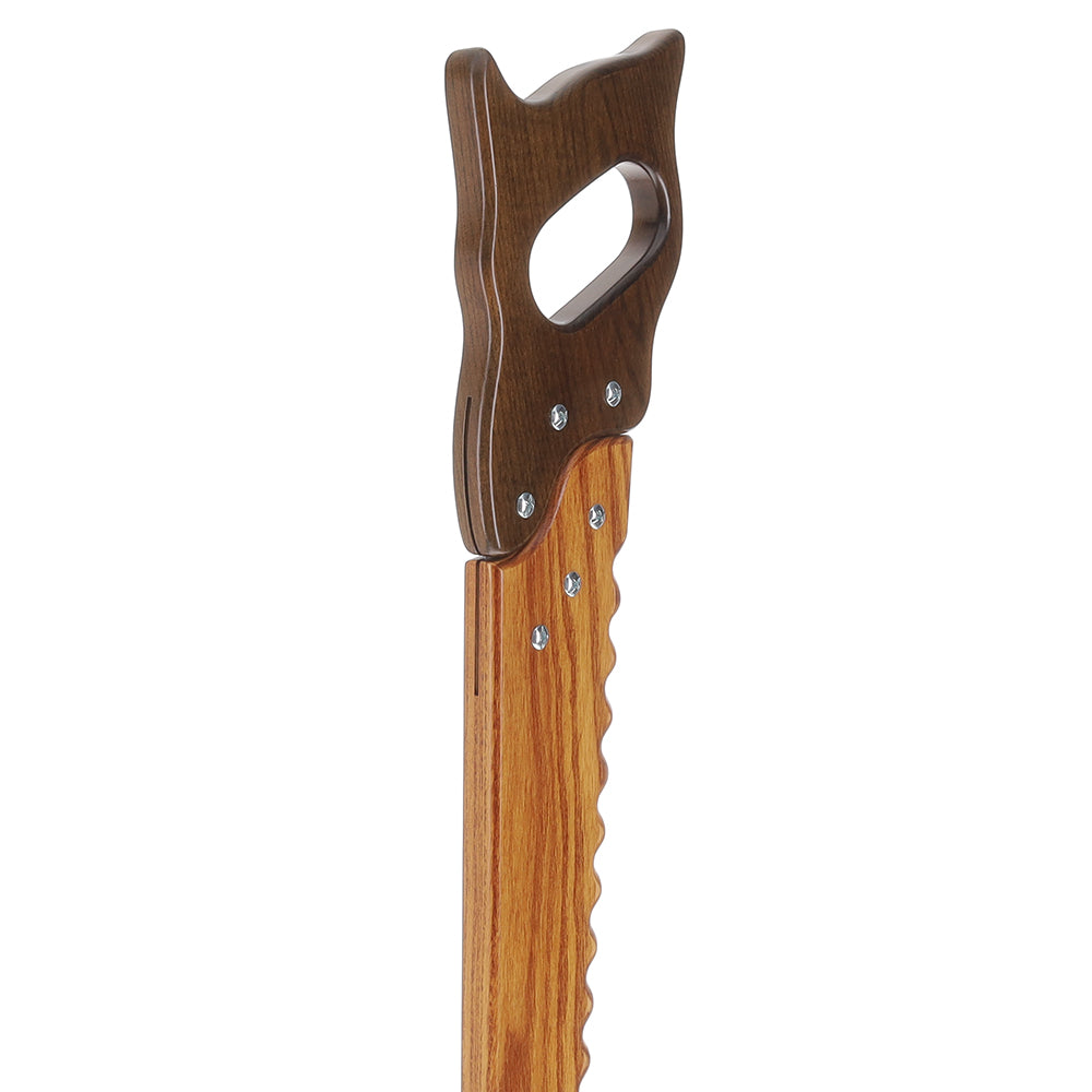 Handmade Saw Cane: Ash Handle & Shaft - Artisan Craft Cane