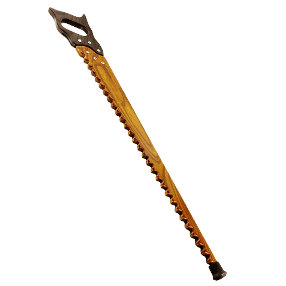 Handmade Saw Cane: Ash Handle & Shaft - Artisan Craft Cane