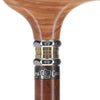 Olivewood Derby Cane - Two-Tone Collar & Ovangkol Shaft
