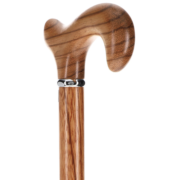 Genuine Rosewood Derby walking Cane With Rosewood Shaft and