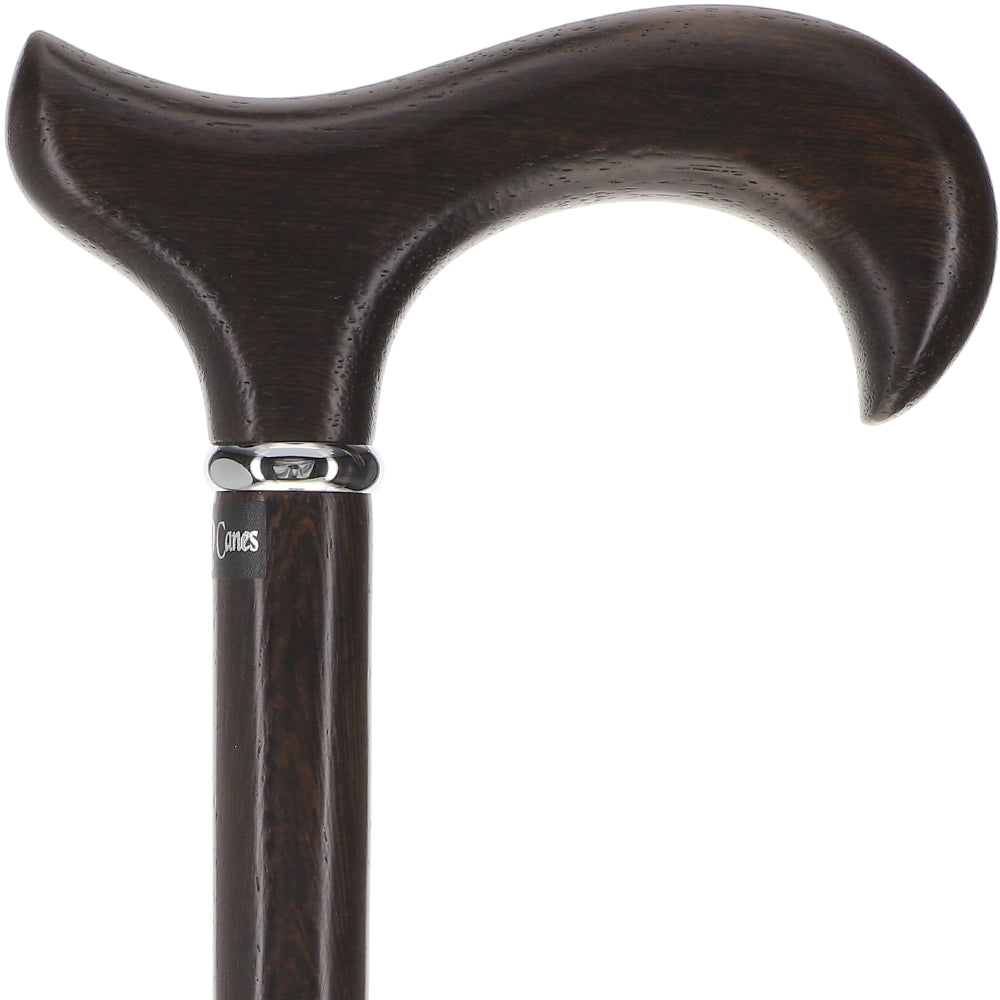 Scratch and Dent Wenge Derby Cane: Premium, Textured Exotic & Durable Wood V3180
