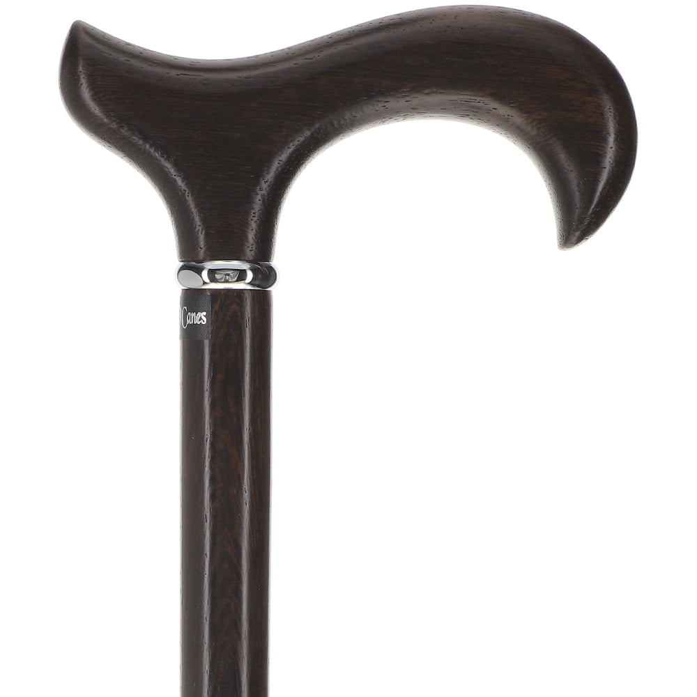 Scratch and Dent Wenge Derby Cane: Premium, Textured Exotic & Durable Wood V3180