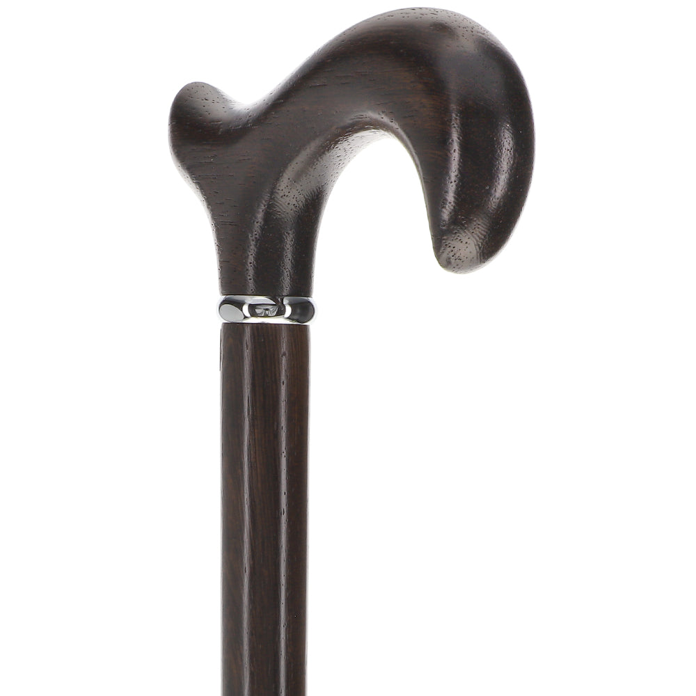 Scratch and Dent Wenge Derby Cane: Premium, Textured Exotic & Durable Wood V3180