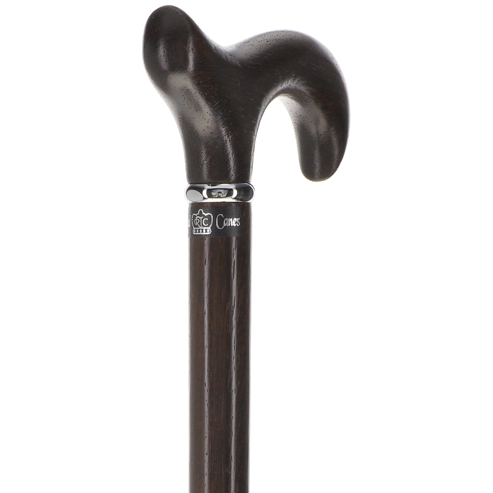 Scratch and Dent Wenge Derby Cane: Premium, Textured Exotic & Durable Wood V3180