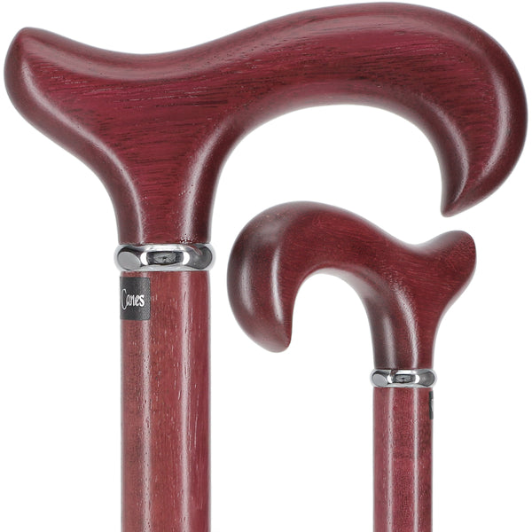 Exotic Amaranth 'Purpleheart' Cane: Collectible Unique Wood