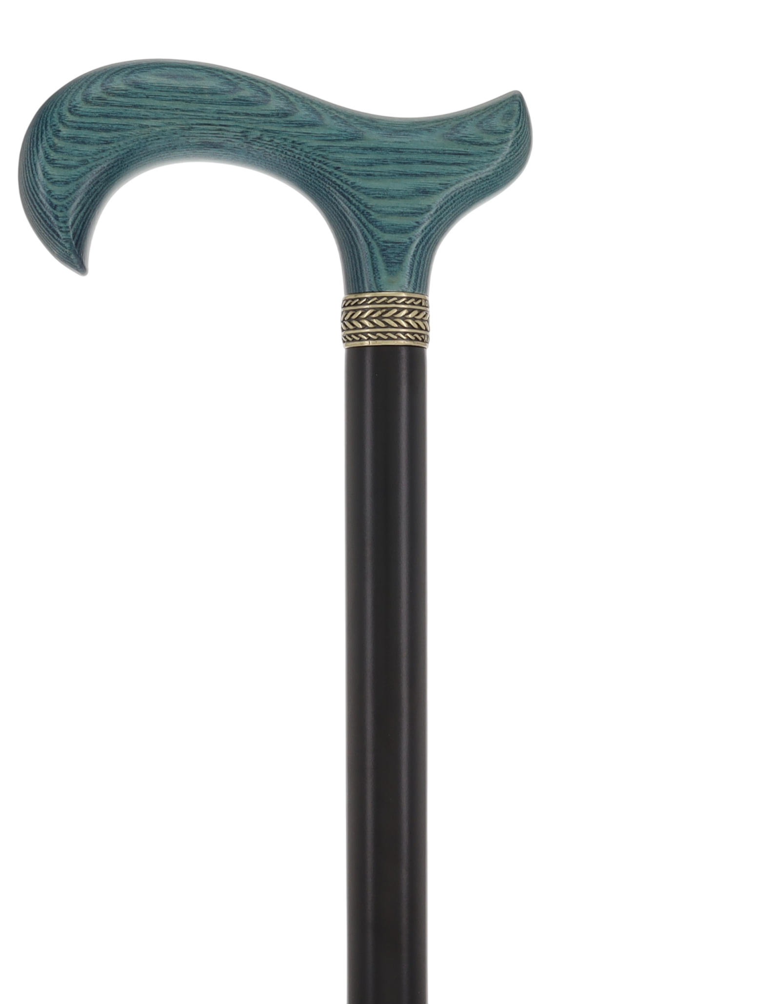 Derby Handle - Standard Size (Blue, Black, Pewter Collar)