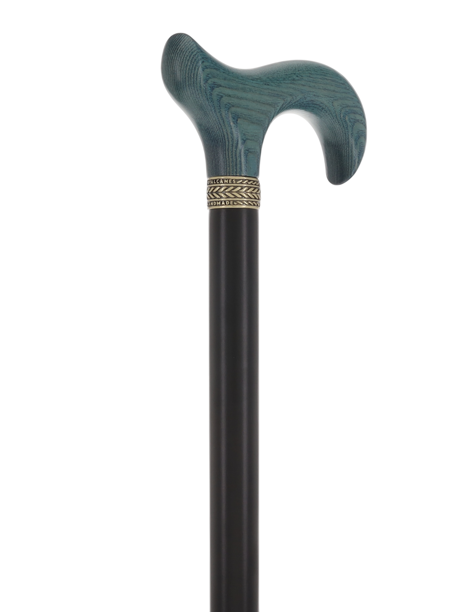 Derby Handle - Standard Size (Blue, Black, Pewter Collar)