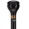Scratch and Dent Timeless Black & Gold Elegance Knob Walking Stick V3486